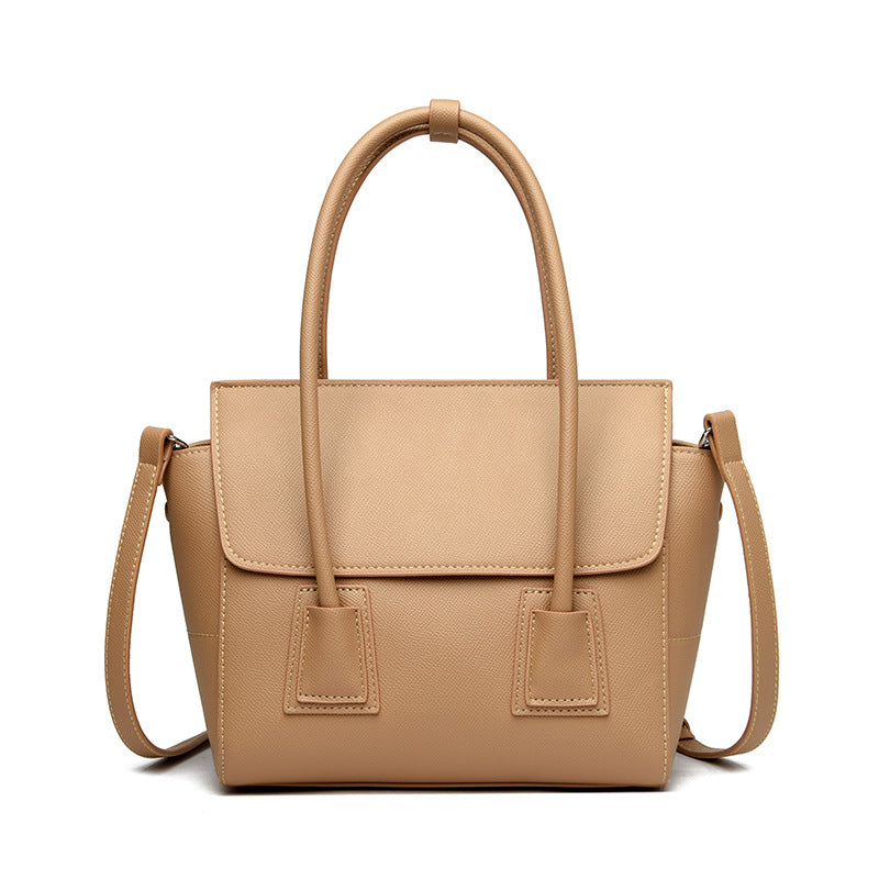 Handbag Smiling Face Bag High-Grade Large Capacity Office Women Bag Simple Texture Shoulder Messenger Bag for Women