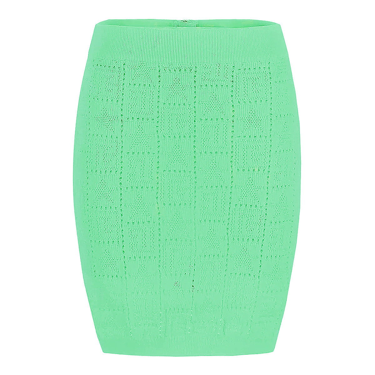 Summer Women Classic Knitted Skirt Simple Internet Celebrity Popular All Matching Woolen Skirt