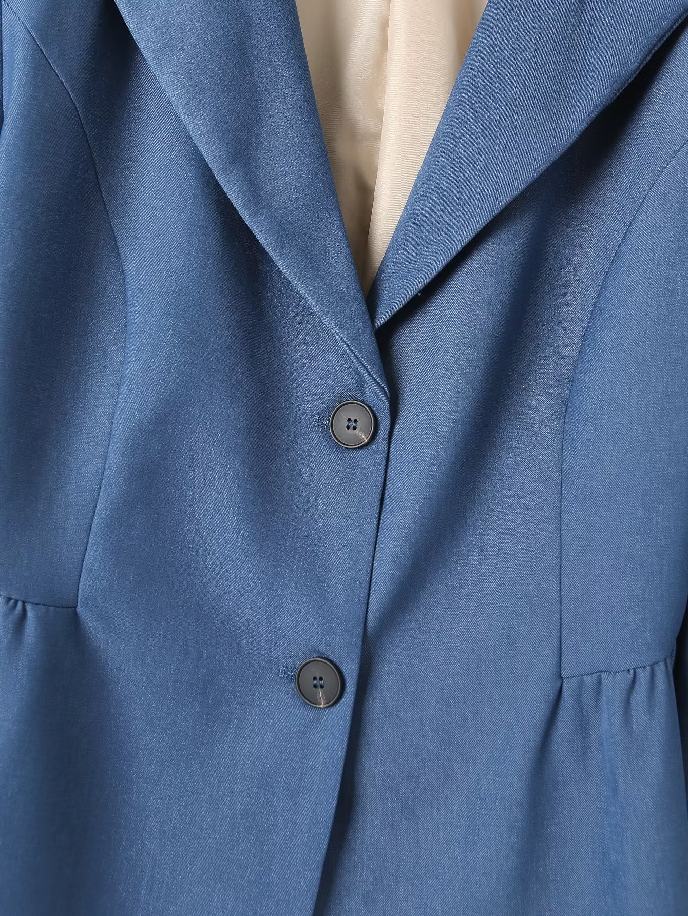 Autumn Winter Personalized Blazer Blue Blazer