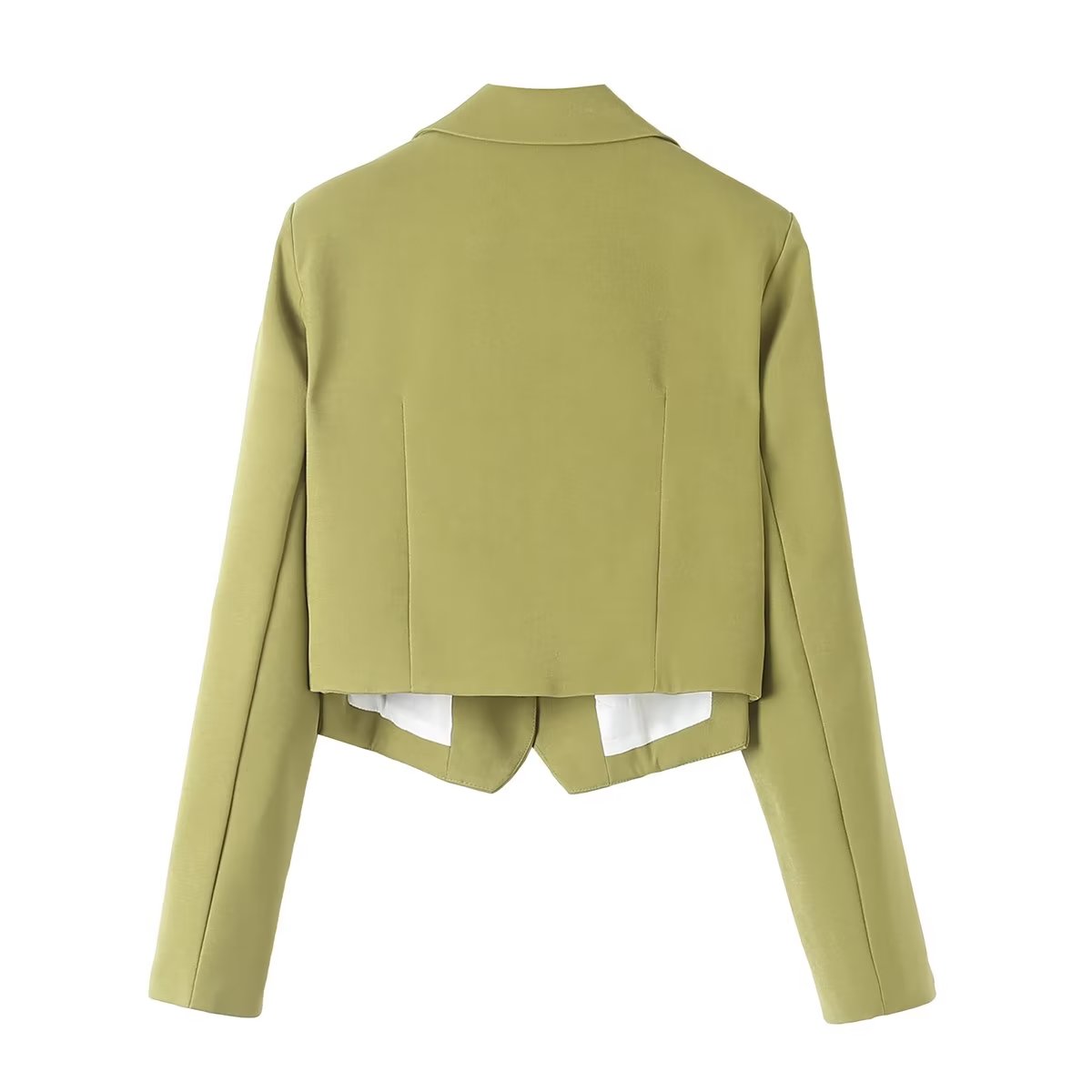 Spring Autumn Short Green Blazer Goddess High Grade Casual Spring Small