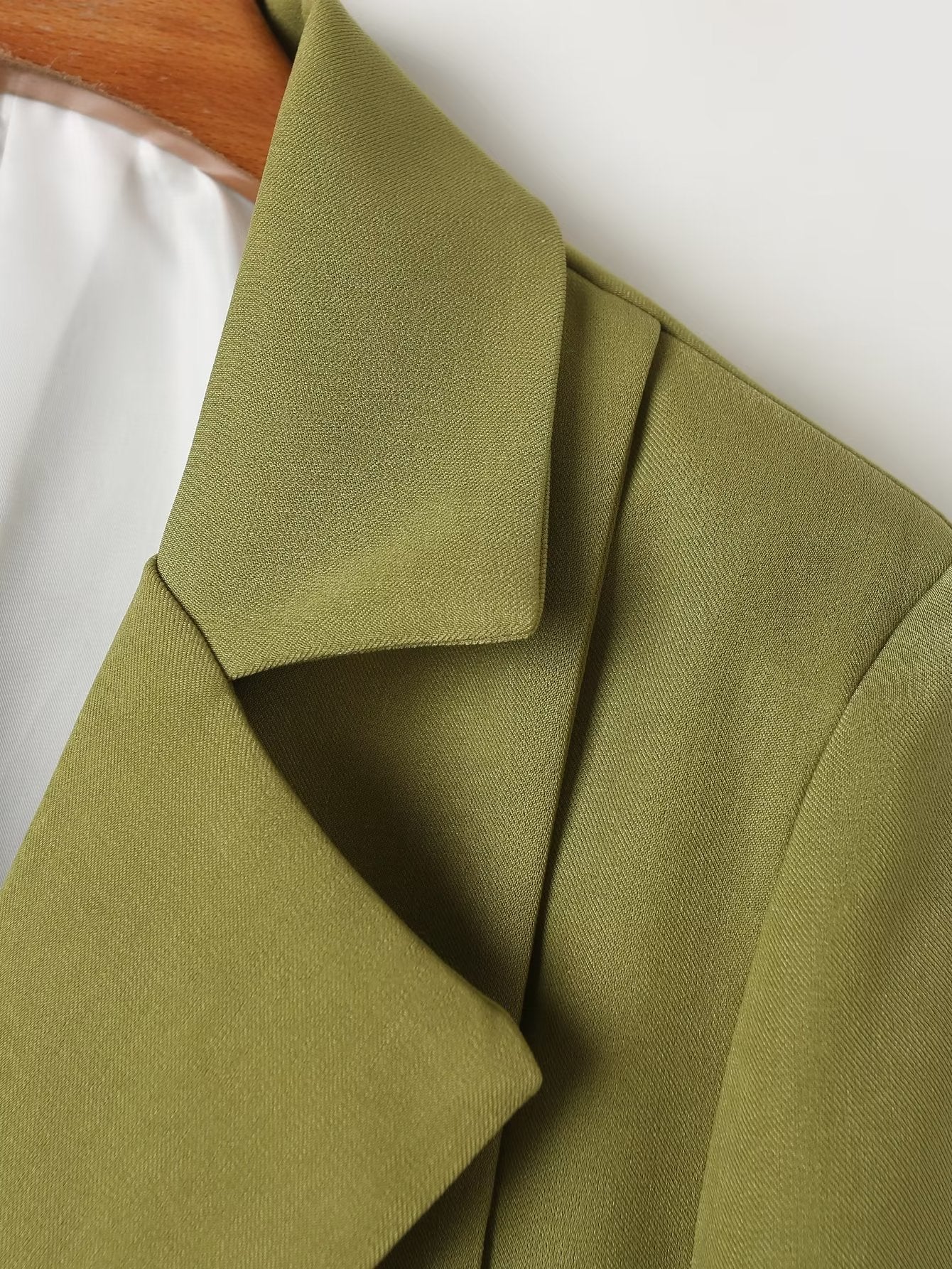 Spring Autumn Short Green Blazer Goddess High Grade Casual Spring Small