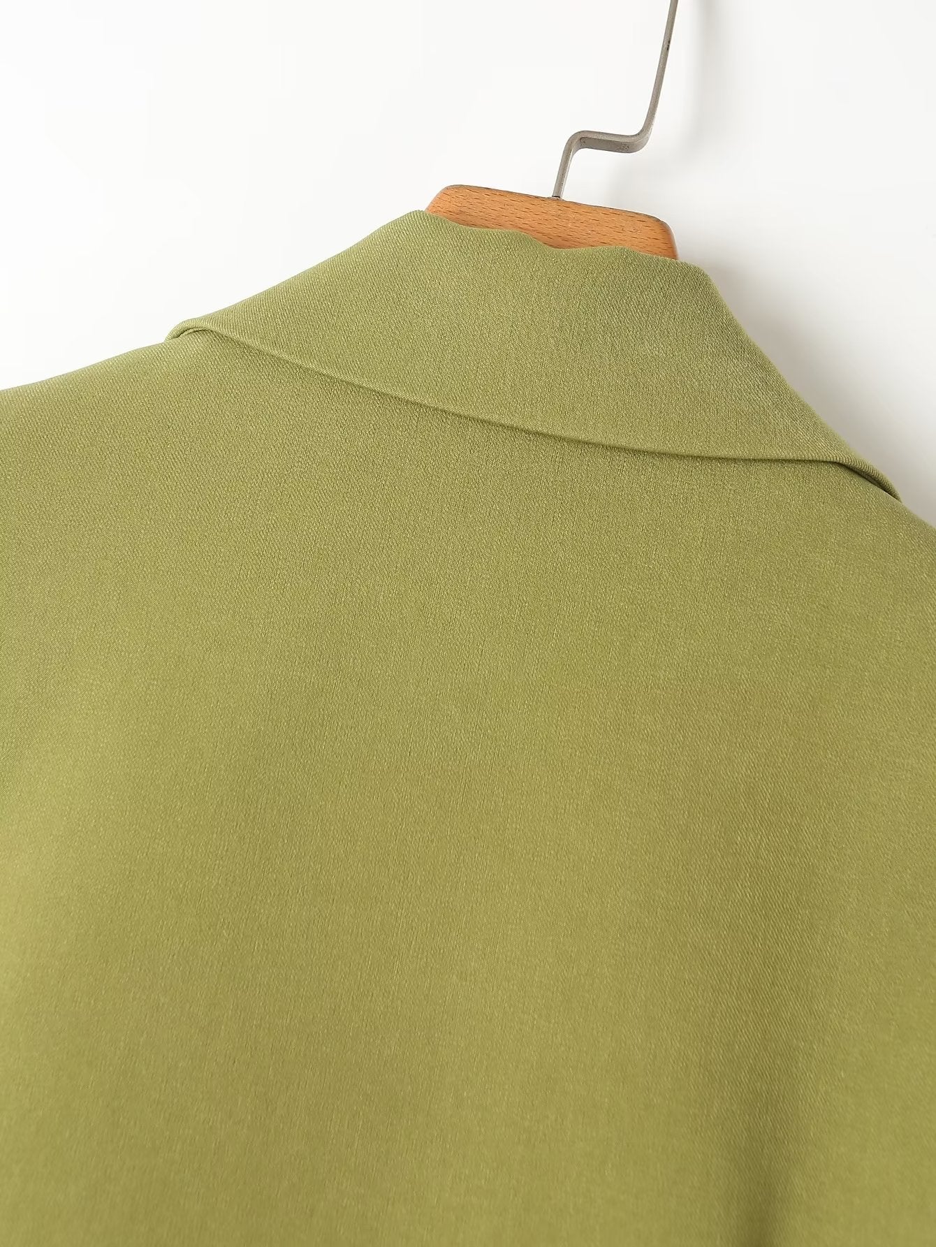 Spring Autumn Short Green Blazer Goddess High Grade Casual Spring Small