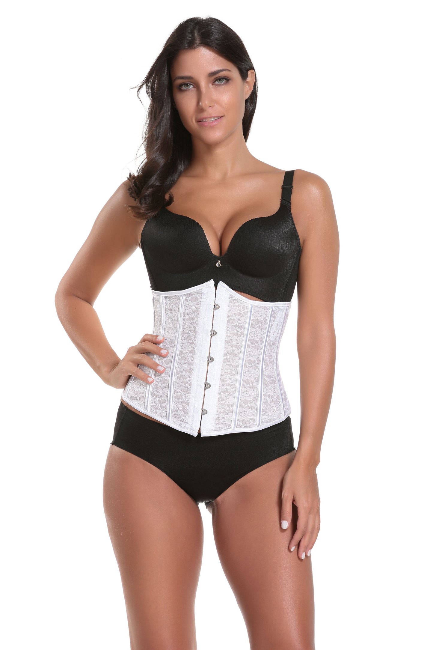 Palace Corset Girdle Chest Support Lace Royal Corset Steel Rib Steel Buckle Summer Breathable Shapewear