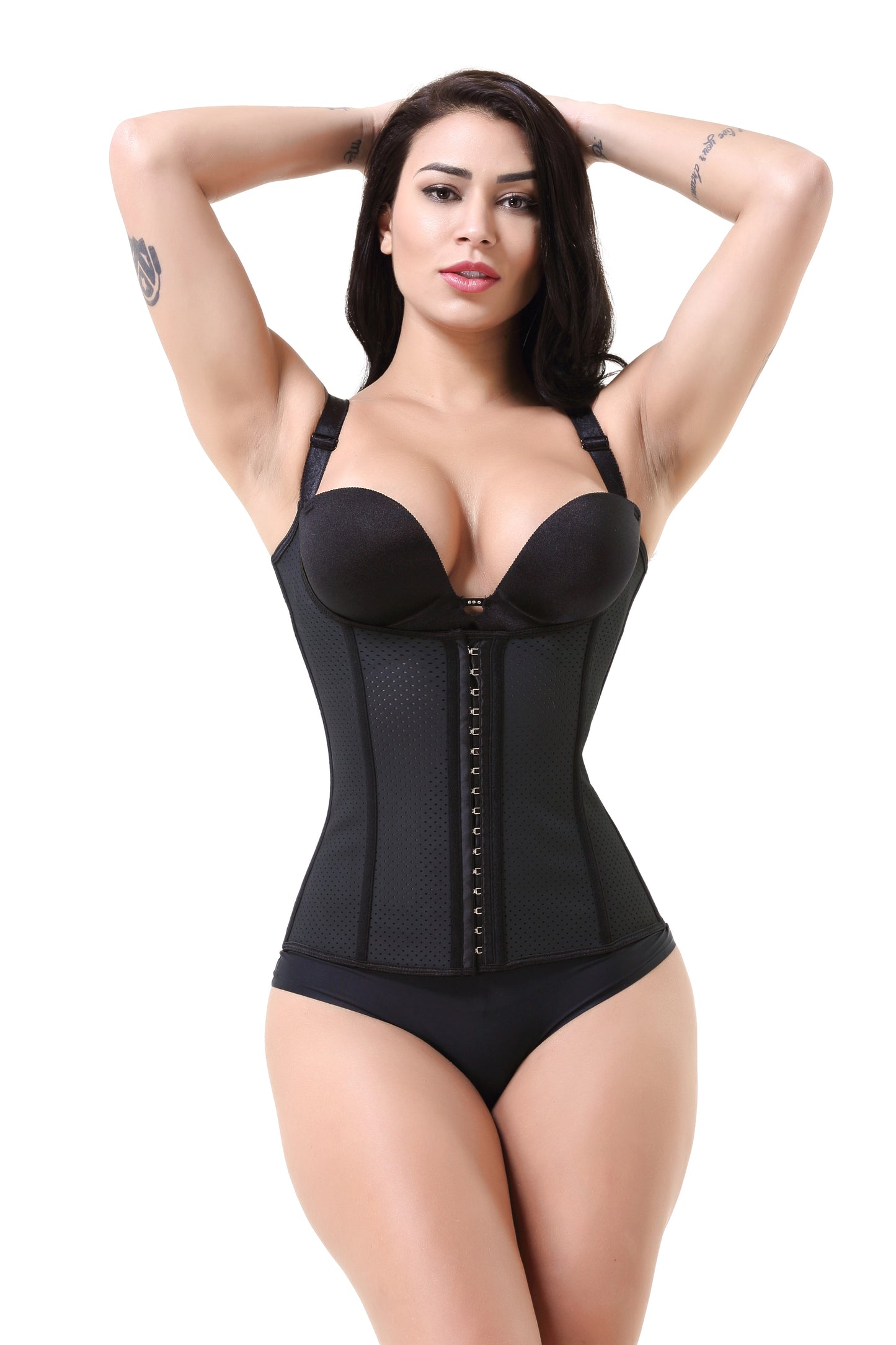 Bone Punching Corset Latex Chest Support Tight Vest Shapewear Top Corset Belly Band Corset