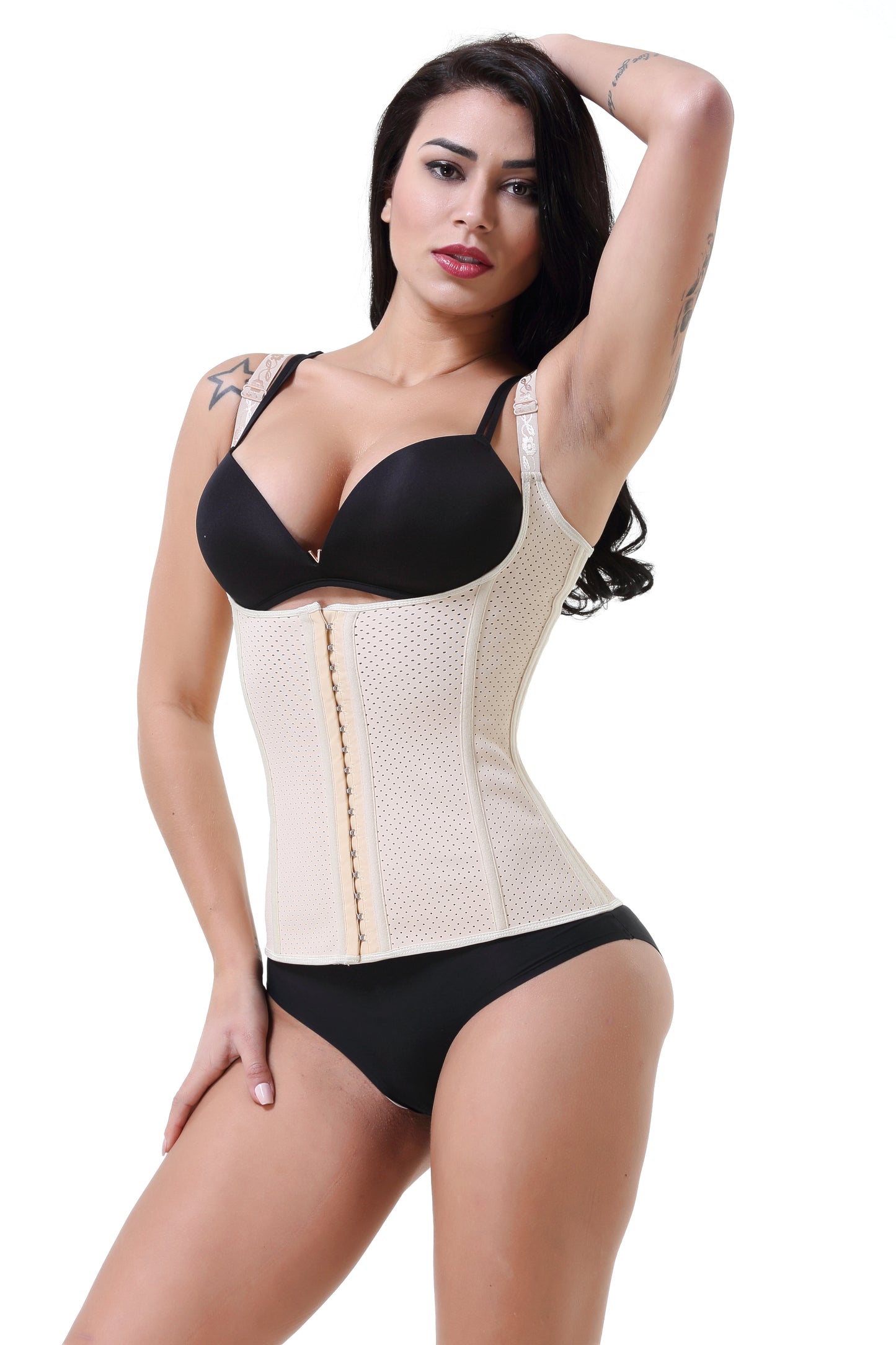 Bone Punching Corset Latex Chest Support Tight Vest Shapewear Top Corset Belly Band Corset