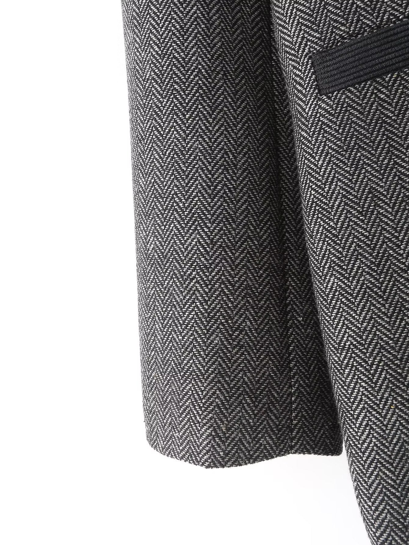 Autumn Women Herringbone Oblique Solid Color Loose Blazer Women
