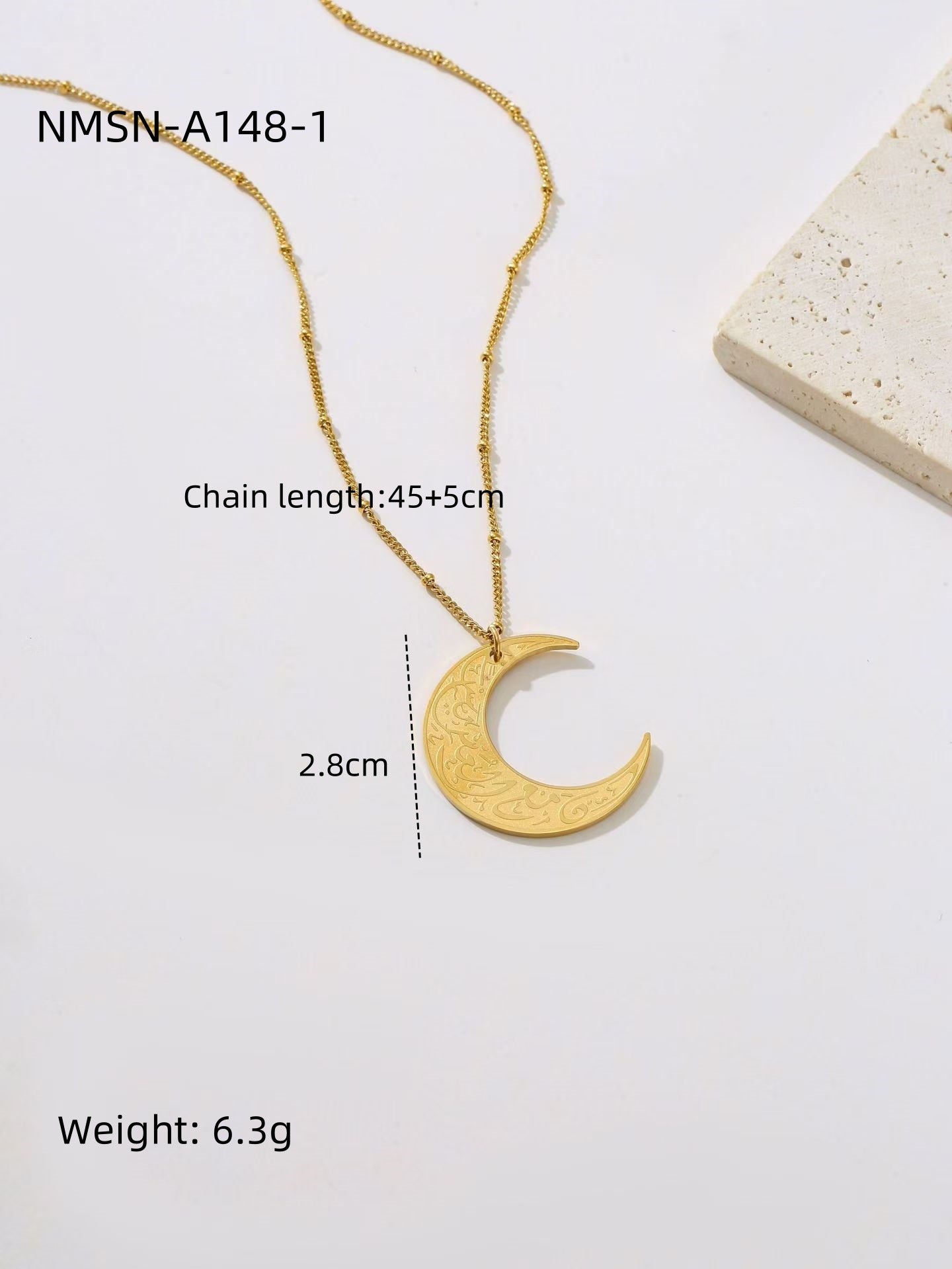 Stainless Steel Symbol Necklace Women Special Interest Light Luxury Design Clavicle Chain Embellished Accessories