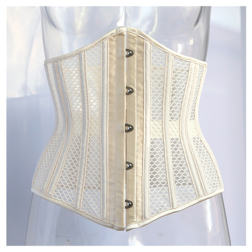 Steel Rib Belly Band Summer Mesh Boning Corset Waist Seal Corset Women Waist Corset