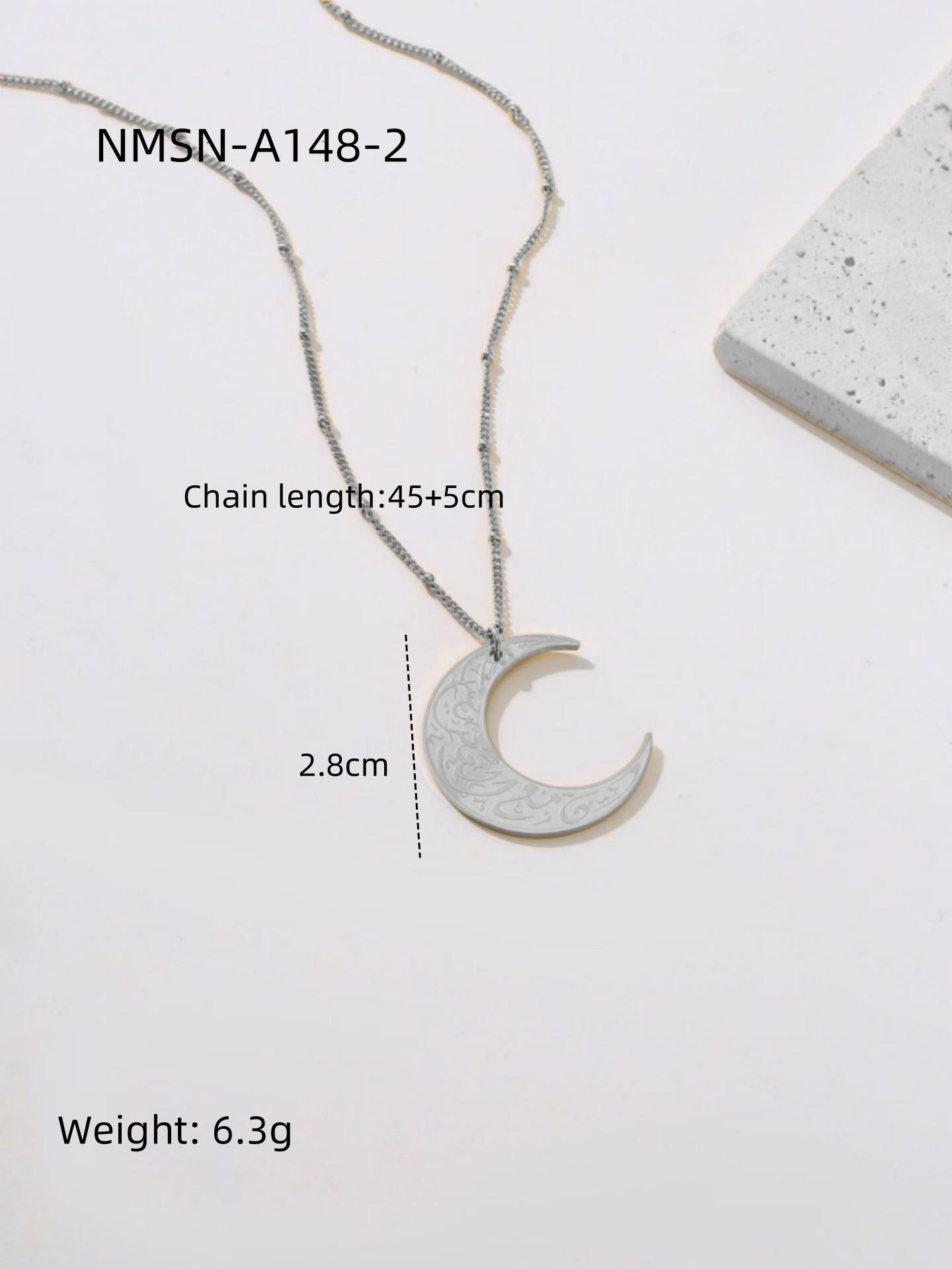 Stainless Steel Symbol Necklace Women Special Interest Light Luxury Design Clavicle Chain Embellished Accessories