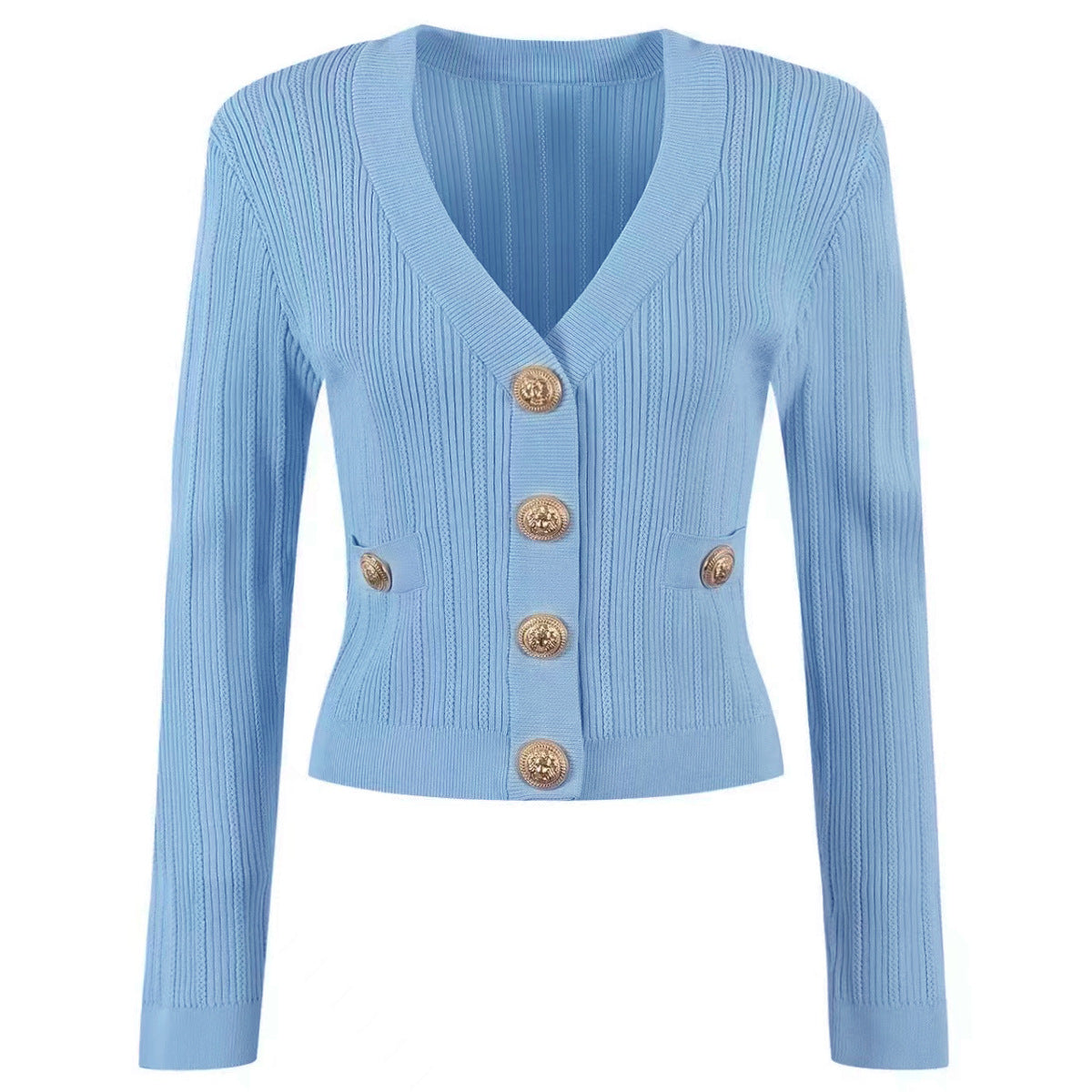 Spring Autumn Women Sweater Cardigan Classic High Quality Jacket Knitwear