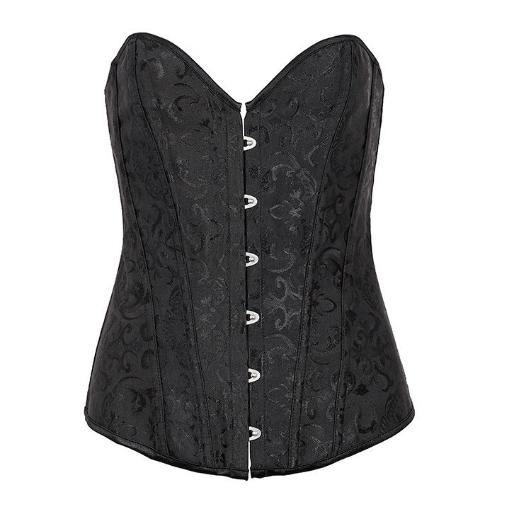 Non-Lace Jacquard Fabric Corset Send Court Body Shaping Vest Sources