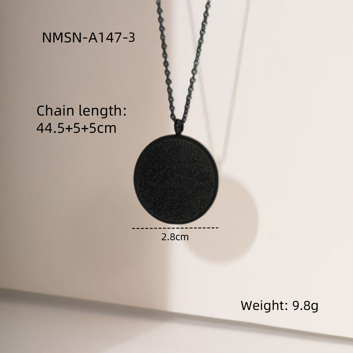 Stainless Steel Symbol Necklace Women Special Interest Light Luxury Design Clavicle Chain Embellished Accessories