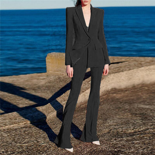 Spring Autumn High End Fashionable Office Women Business Suit Suit Advanced Quality Fabric Business Suit