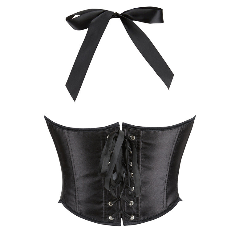 Black Tube Top with Shoulder Strap Women