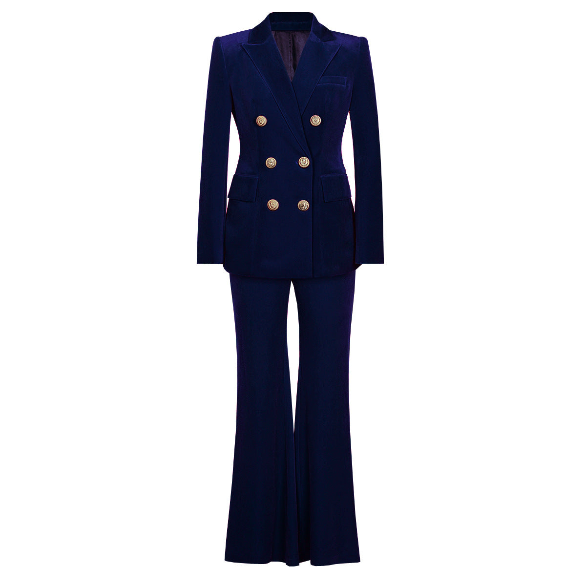 Spring Autumn High End Fashionable Women Business Suit High Grade Velour Fabric Business Suit