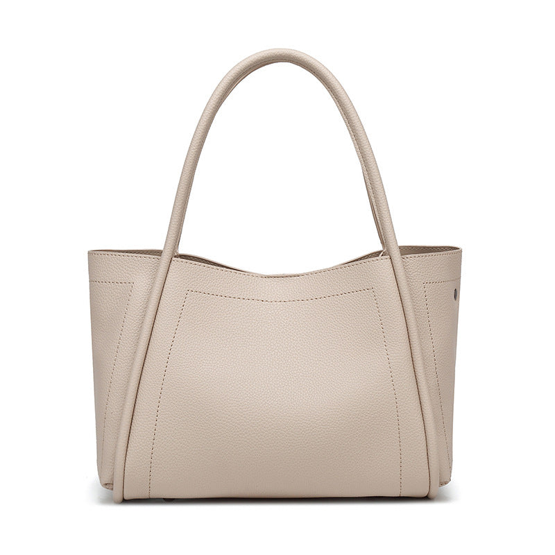 Handbags Women Niche Soft Leather Vegetable Basket Bag Large Capacity High Grade Handbag