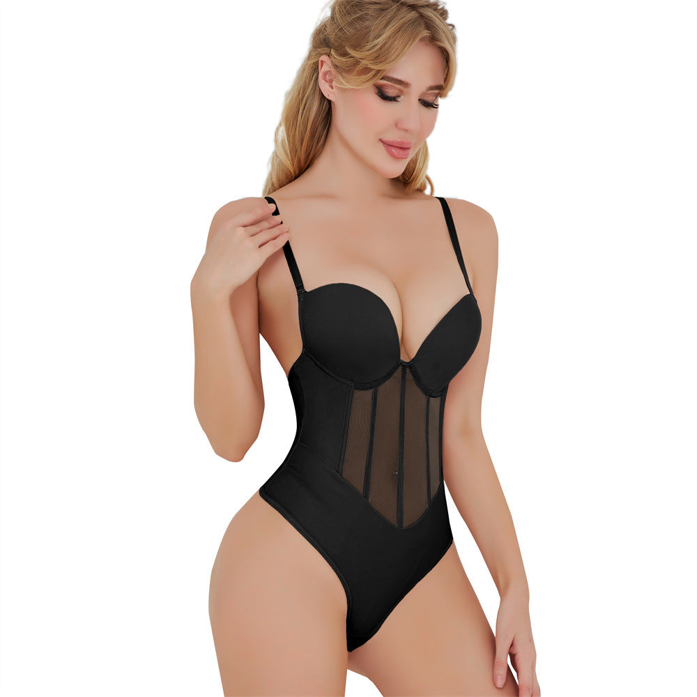 Detachable Small Shoulder Strap One Piece Corset Hip Shaping Slimming Clothes Waist Shaping Tight Belly Trimming Corset