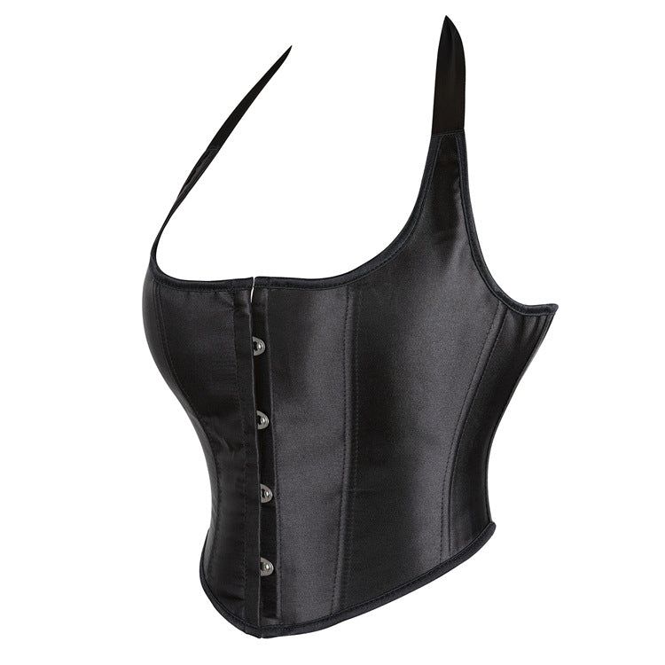 Black Tube Top with Shoulder Strap Women