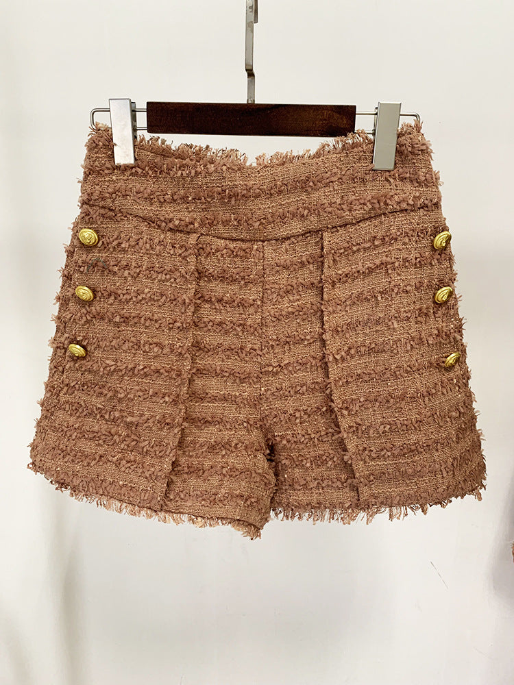 Pink Brown Shorts