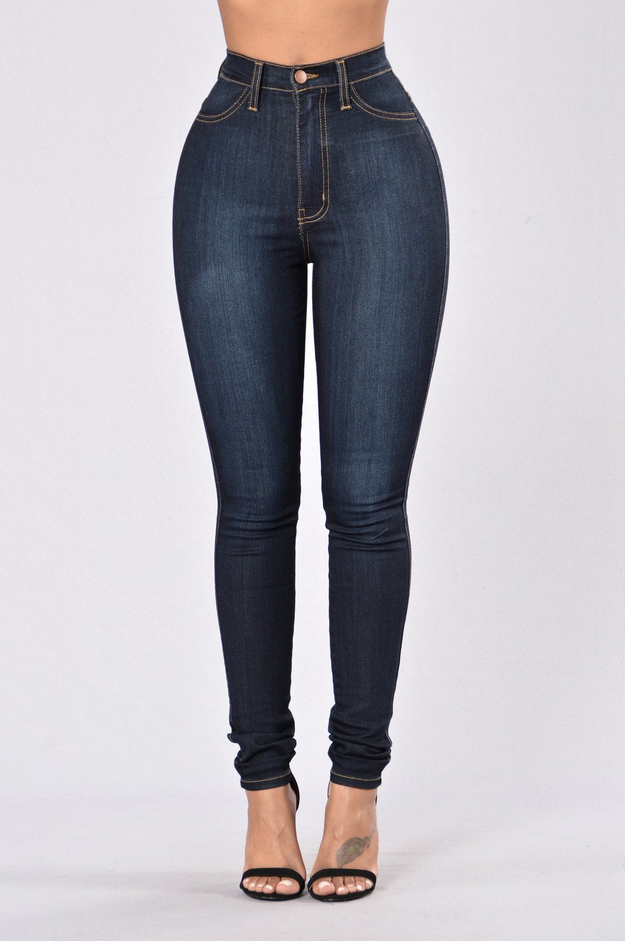 Autumn Winter  Denim Supply High Waist Stretch Slim Fit Skinny Pants